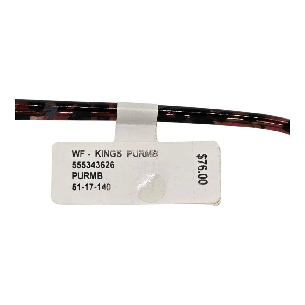 WF Kings PURMB Eyeglasses‎ Frame Tortoise Purple 51-17-140 - Picture 6 of 6